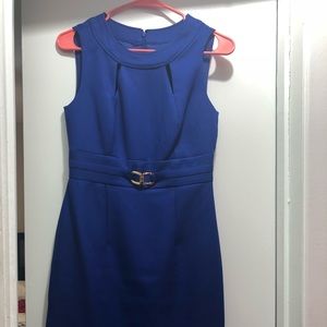Blue dress perfect for work
